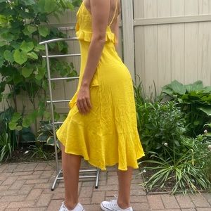 Yellow summer dress
